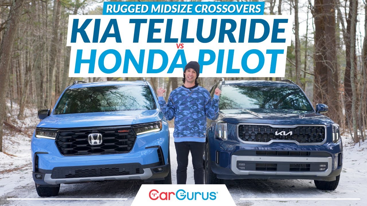 Honda Pilot TrailSport vs Kia Telluride X-Pro: 2023 Off-Road SUV Tested