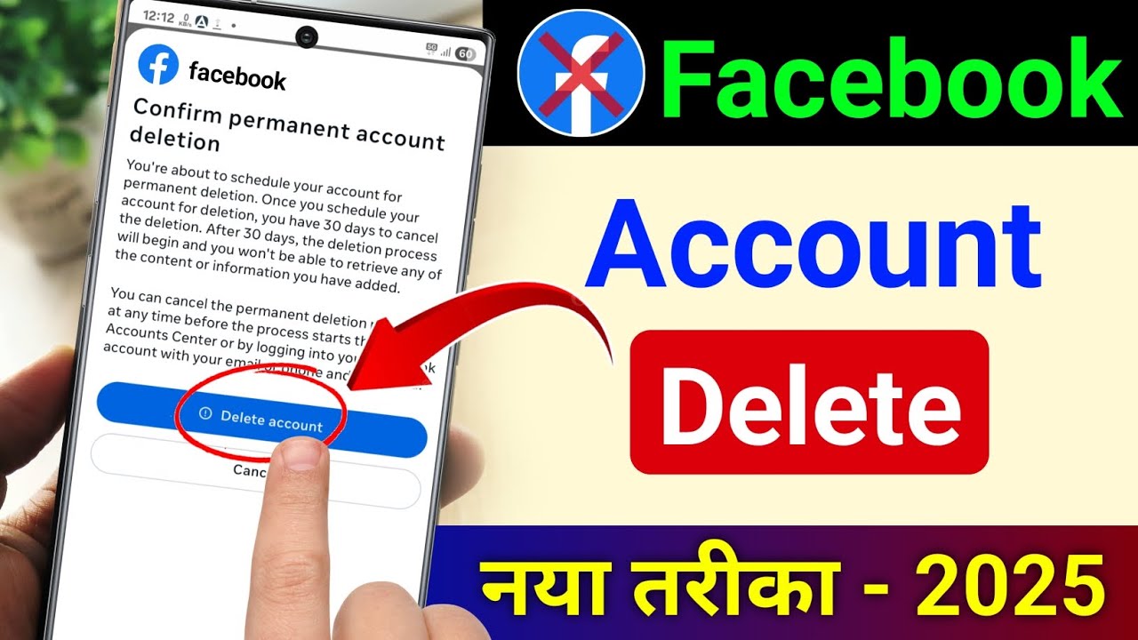 title：How to Permanently Delete Facebook Account (Step-by-Step in 2 Minutes)