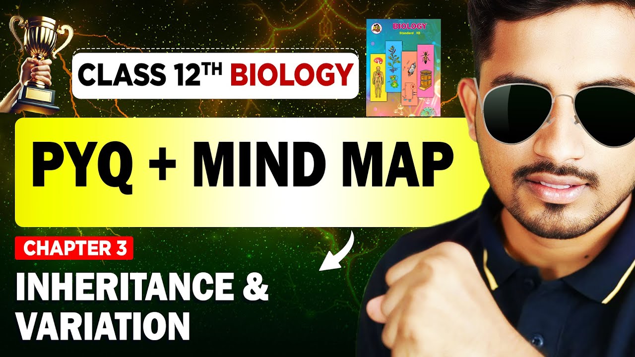 Master Class 12 Inheritance & Variation: Mind Map & PYQs Guide
