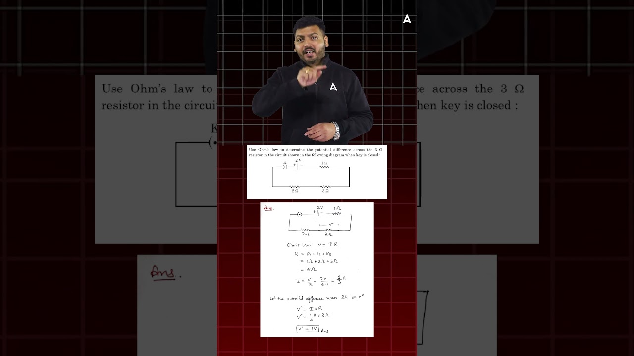 How to Calculate Potential Difference in Series Circuits