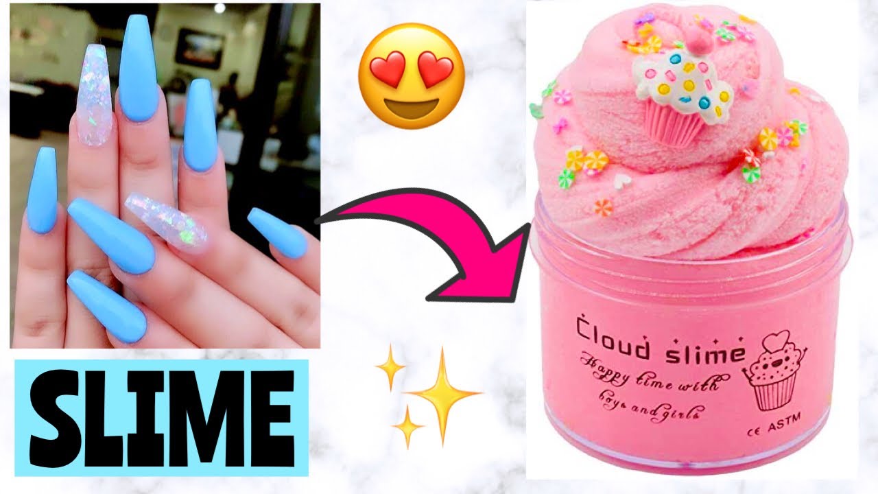 Cloud Slime with Press-On Nails: Step-by-Step Tutorial