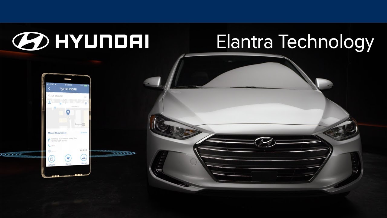 title：Hyundai Elantra Tech Features: Navigation, Blue Link & Audio