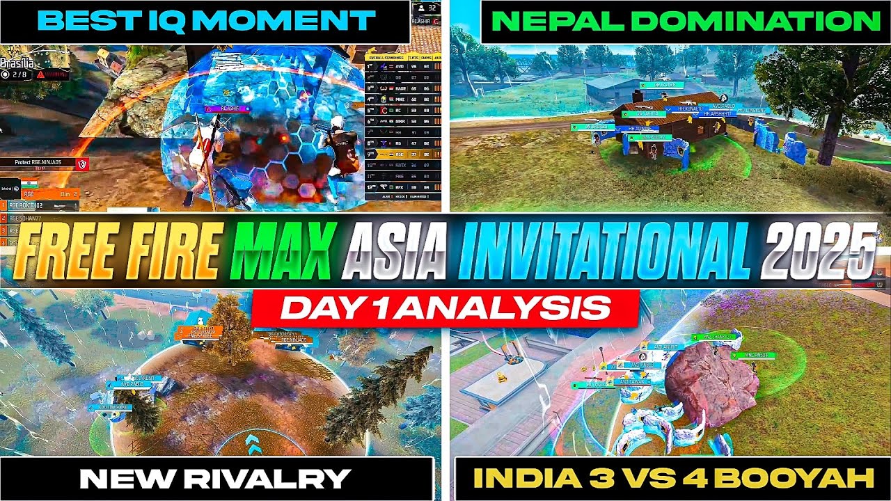 Free Fire MAX Asia Invitational 2025 Day 1 Tactical Breakdown