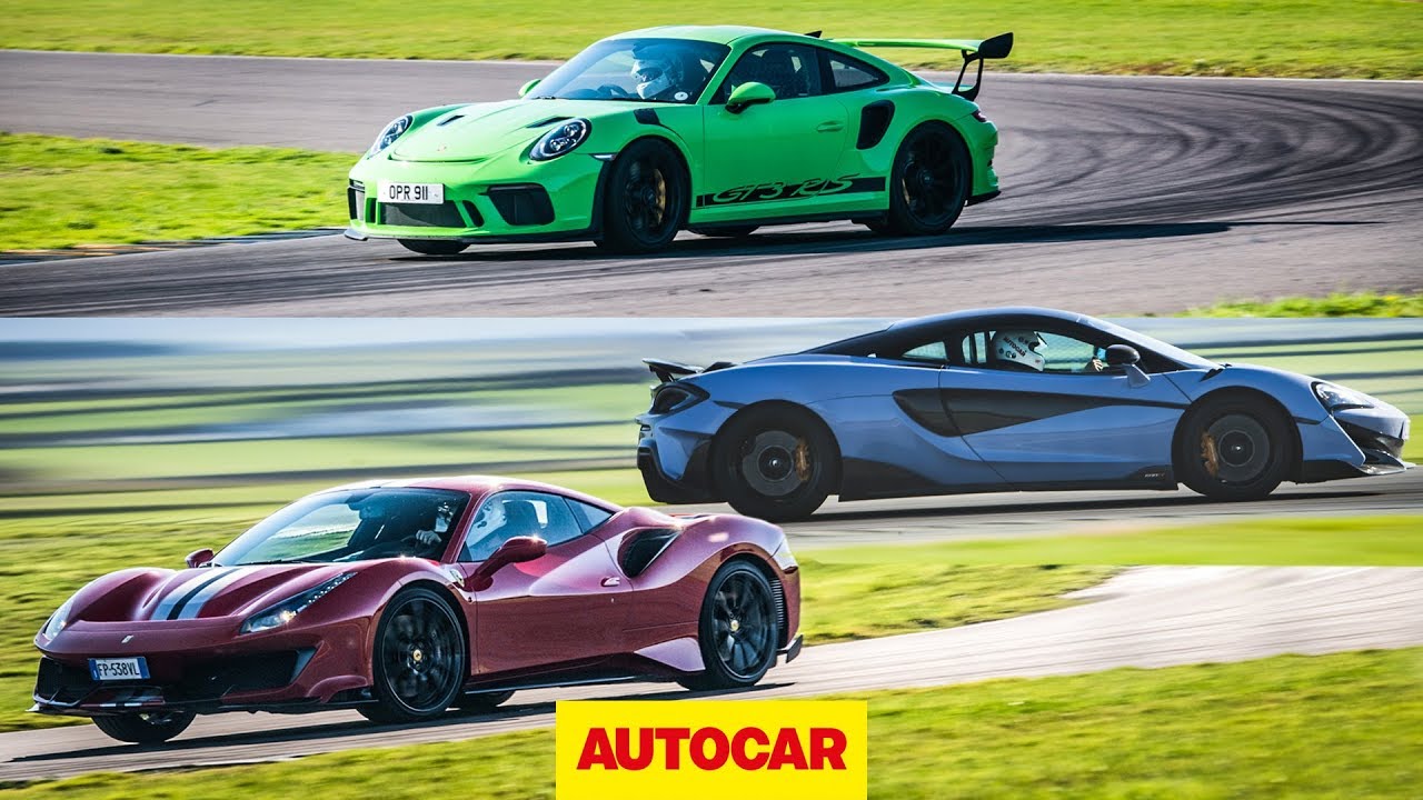 title：Ferrari 488 Pista vs Porsche GT3 RS vs McLaren 600 LT Track Test