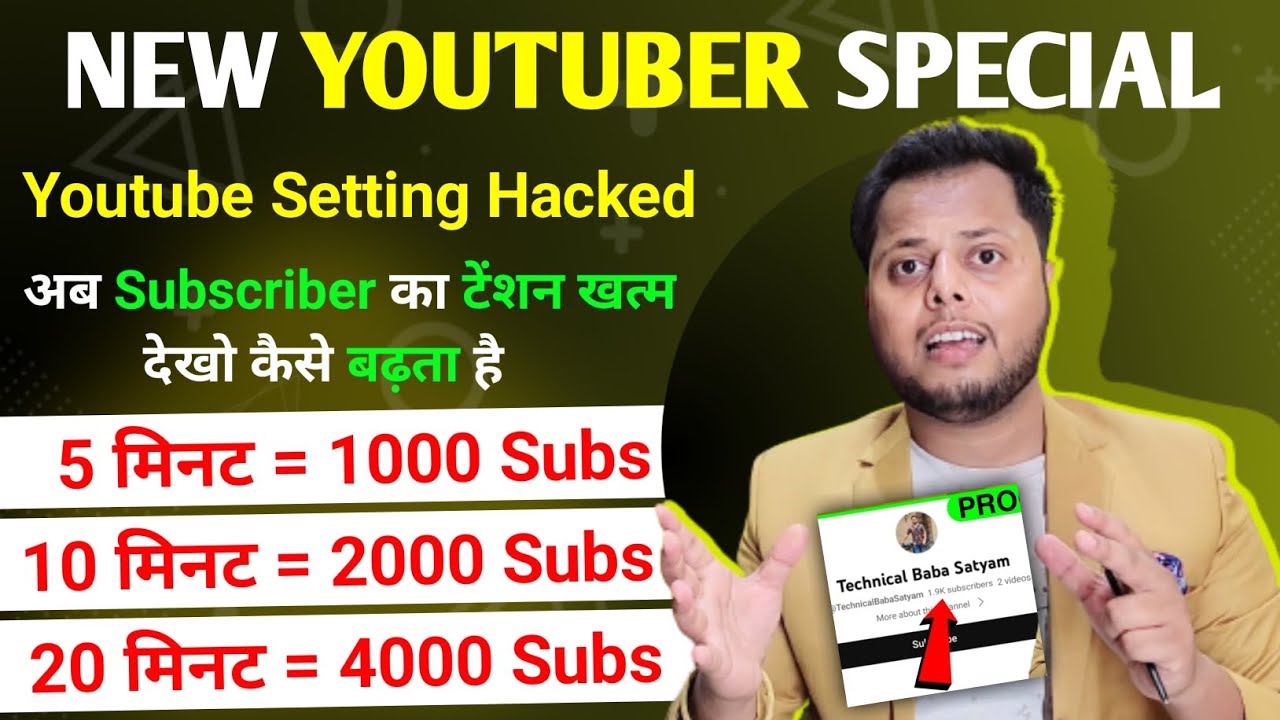 title：How to Get 1000 YouTube Subscribers Fast (Organic Trick)