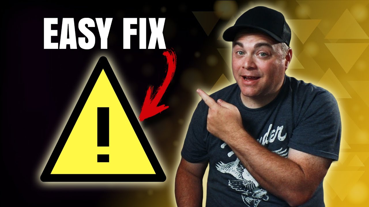 Fix Traction's Yellow Exclamation Mark in 3 Steps