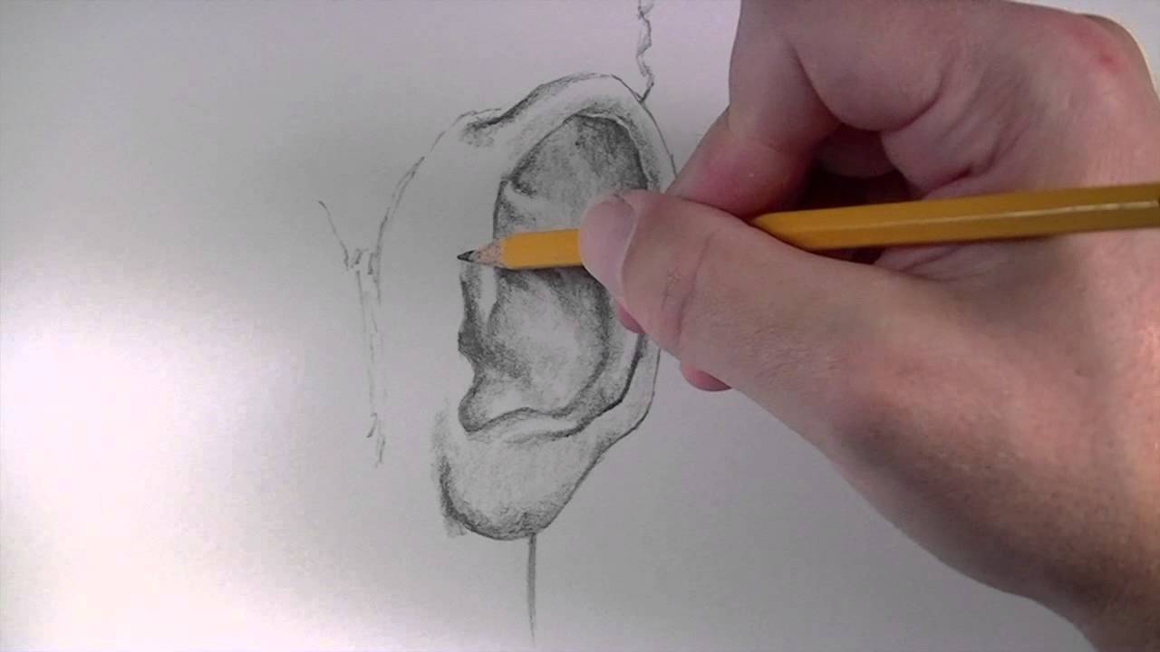Master Realistic Ear Drawing: Graphite Pencil Techniques