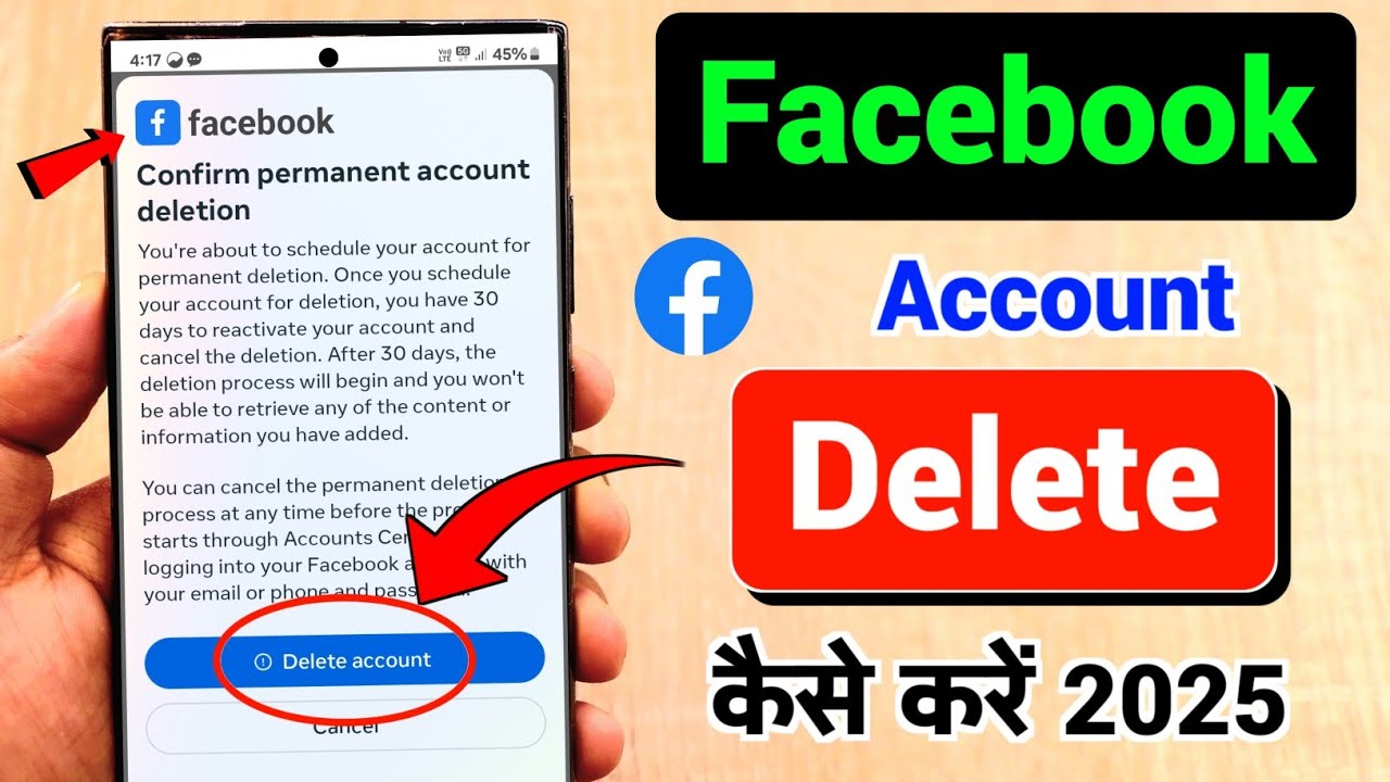 title：How to Permanently Delete Your Facebook Account (Step-by-Step)