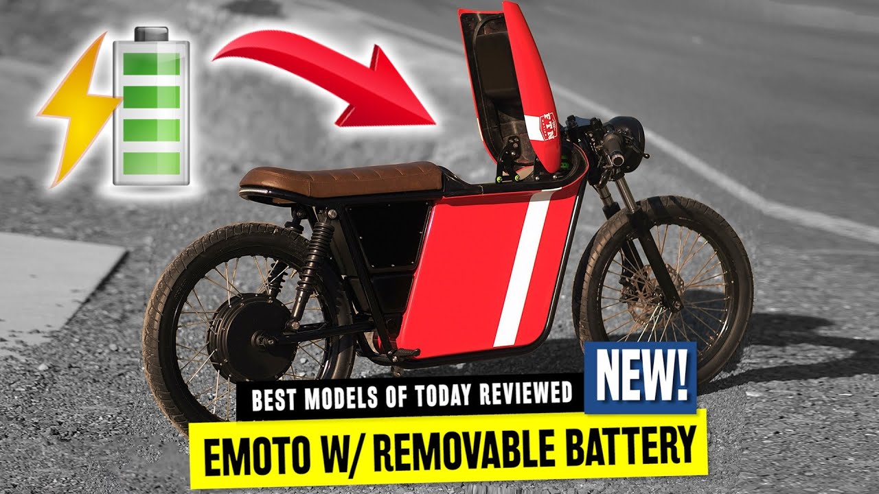 Top Electric Motorcycles with Removable Batteries 2023