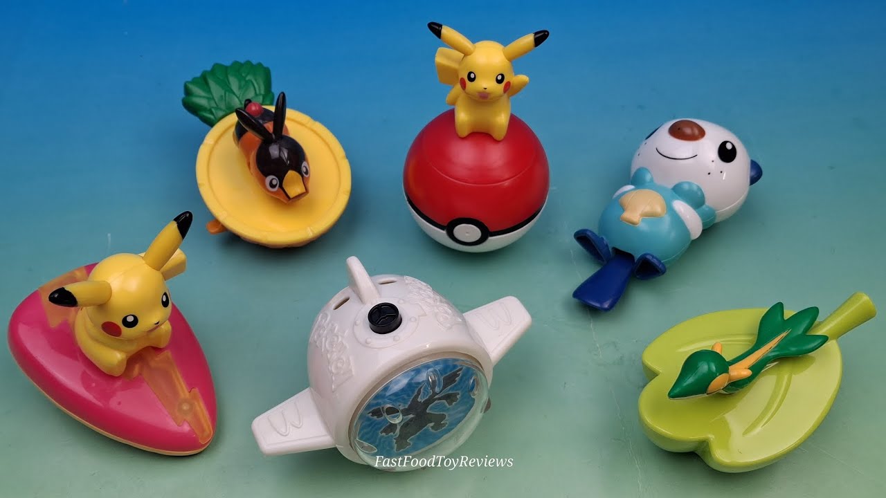 Rare 2011 McDonald's Pokémon Water Toys Review & Collector's Guide