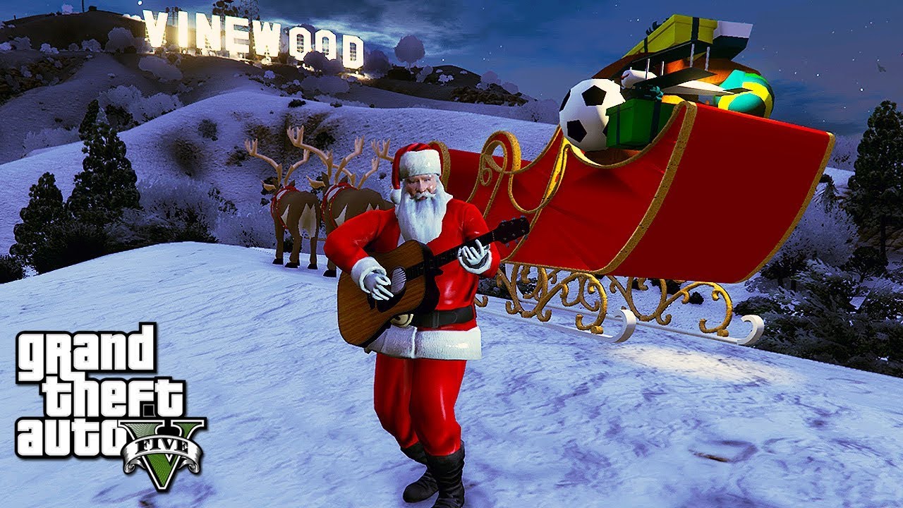 Chaotic GTA Santa Mod: Sleighs, Snowballs & Mayhem