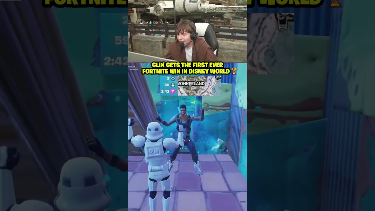 Historic First Fortnite Win at Disney World's Star Wars Land