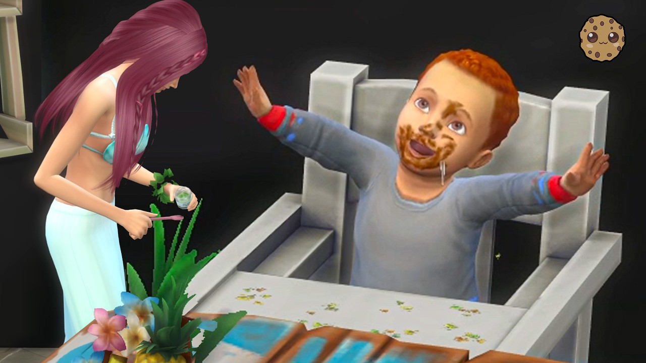 Mermaid Family Thanksgiving in The Sims | Parenting & Gameplay