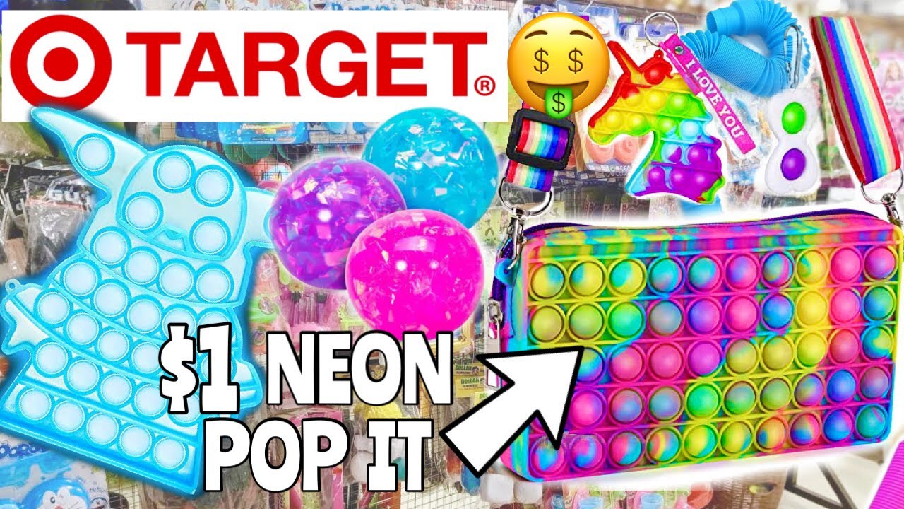 Neon Fidget Toy Haul: Target Shopping Challenge Guide