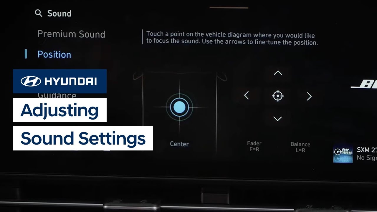 Hyundai Premium Sound Settings Guide: Customize Your Audio