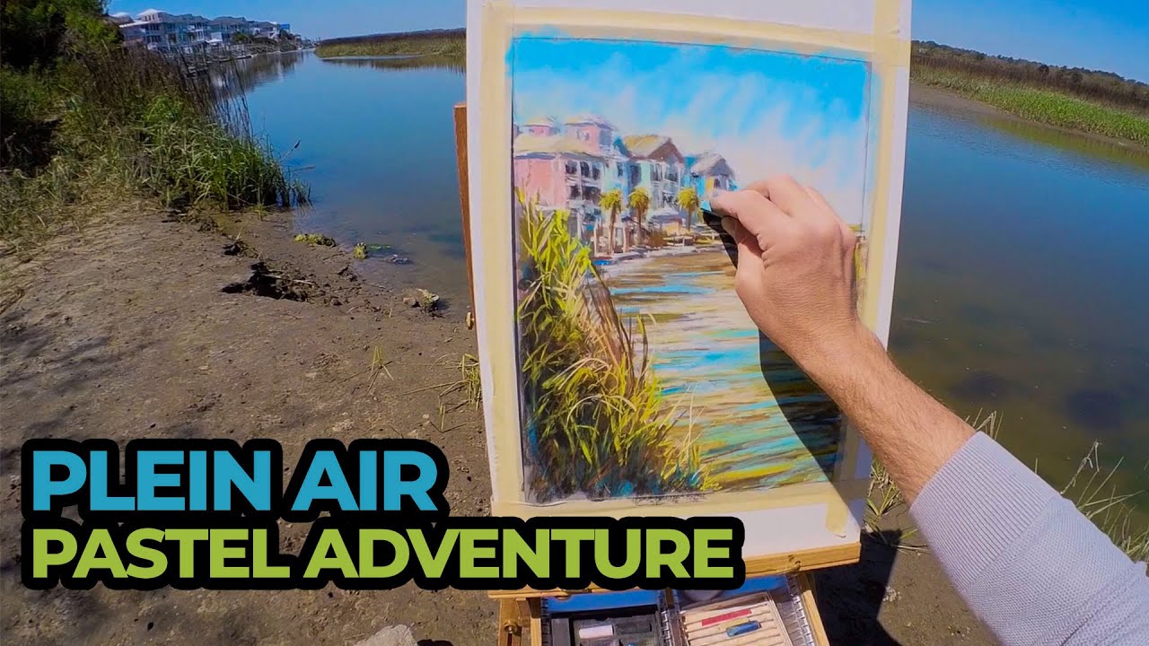 How to Paint Vibrant Pastel Landscapes: Coastal Marsh Tutorial