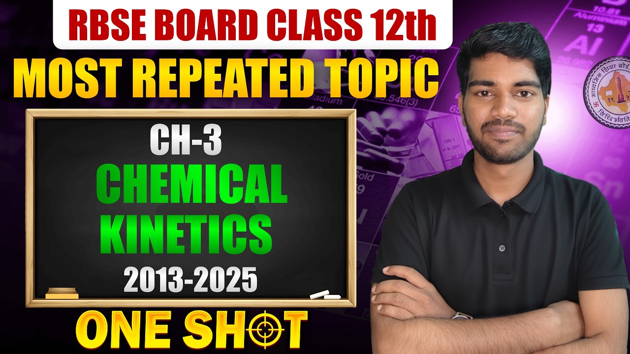 Master Chemical Kinetics: RBSE 12th PYQs & Key Concepts