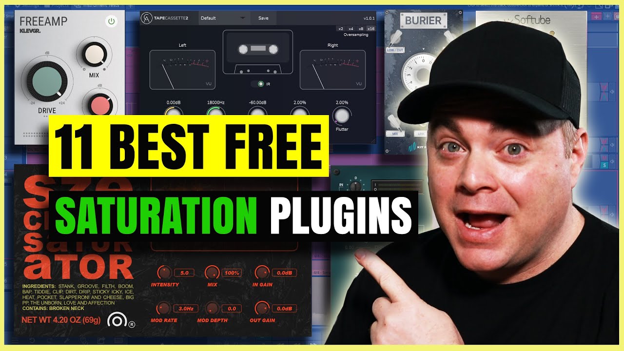 11 Best Free Saturation Plugins Tested (2024 Guide)