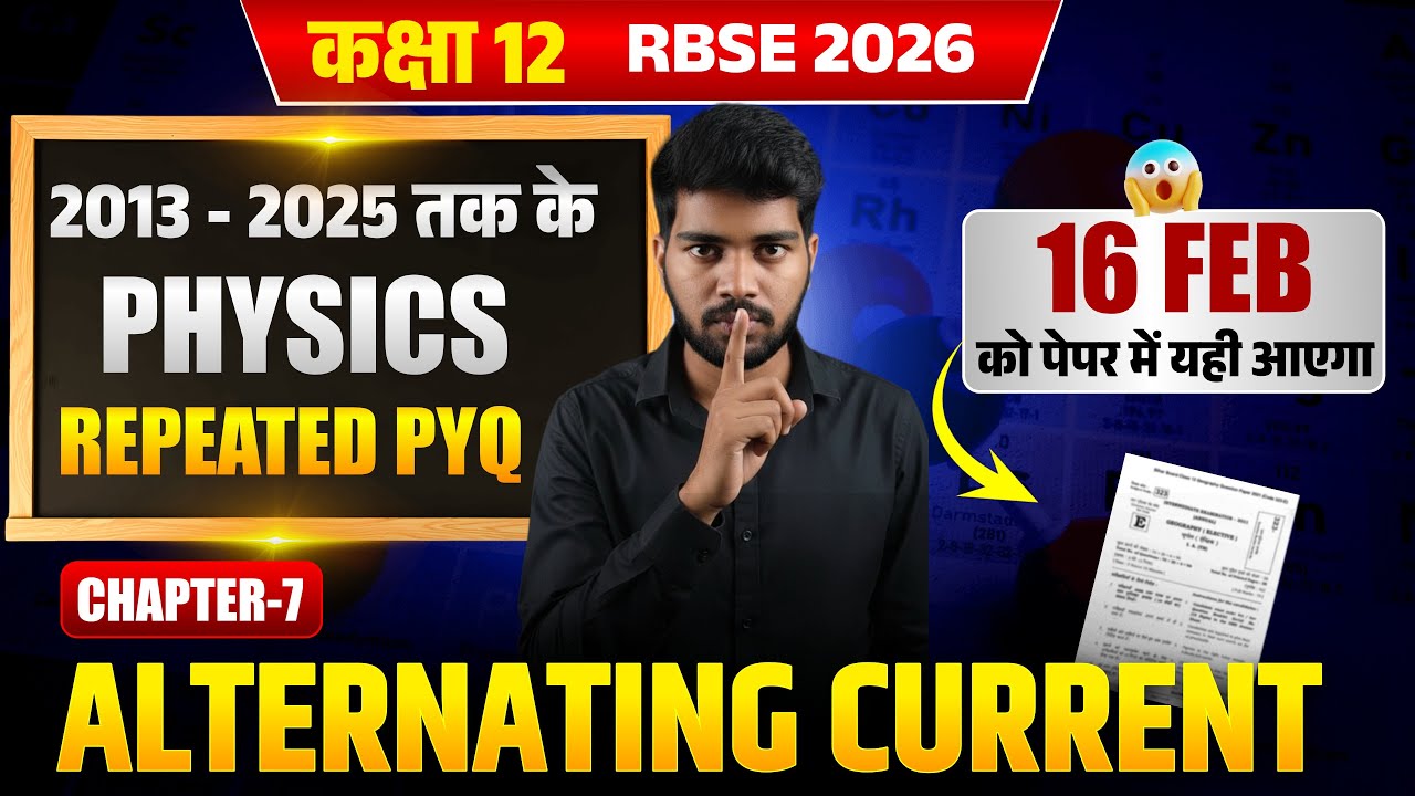 AC Circuit Important Questions: Class 12 Physics Solved PYQs