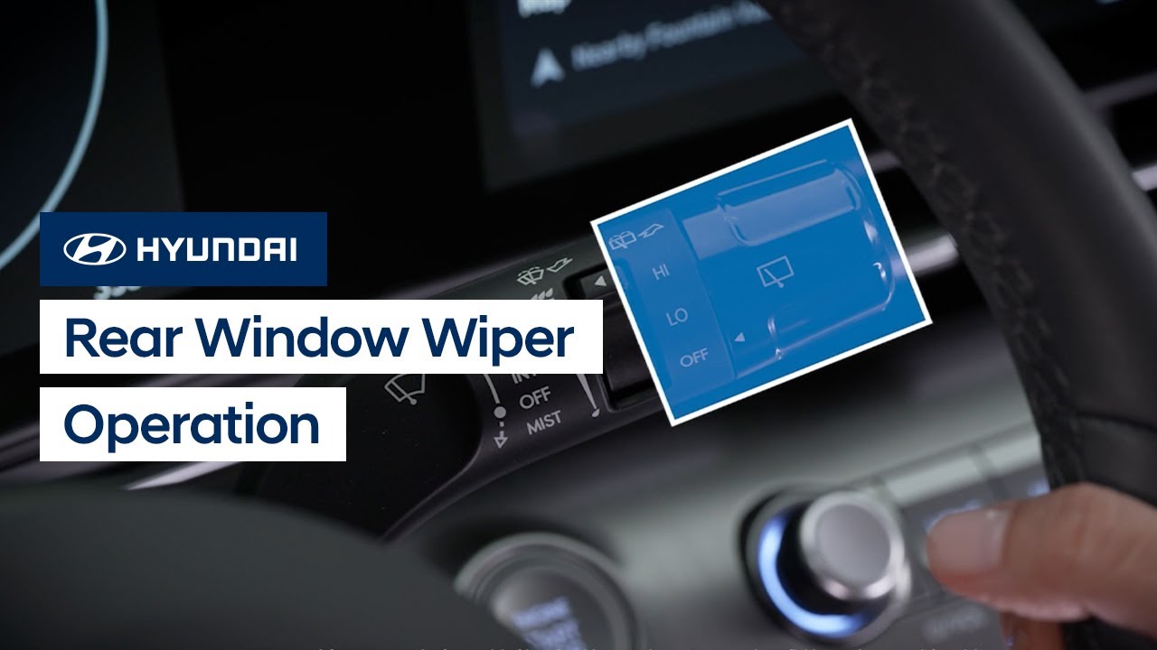 Hyundai Rear Wiper Controls Guide: Settings & Auto Reverse