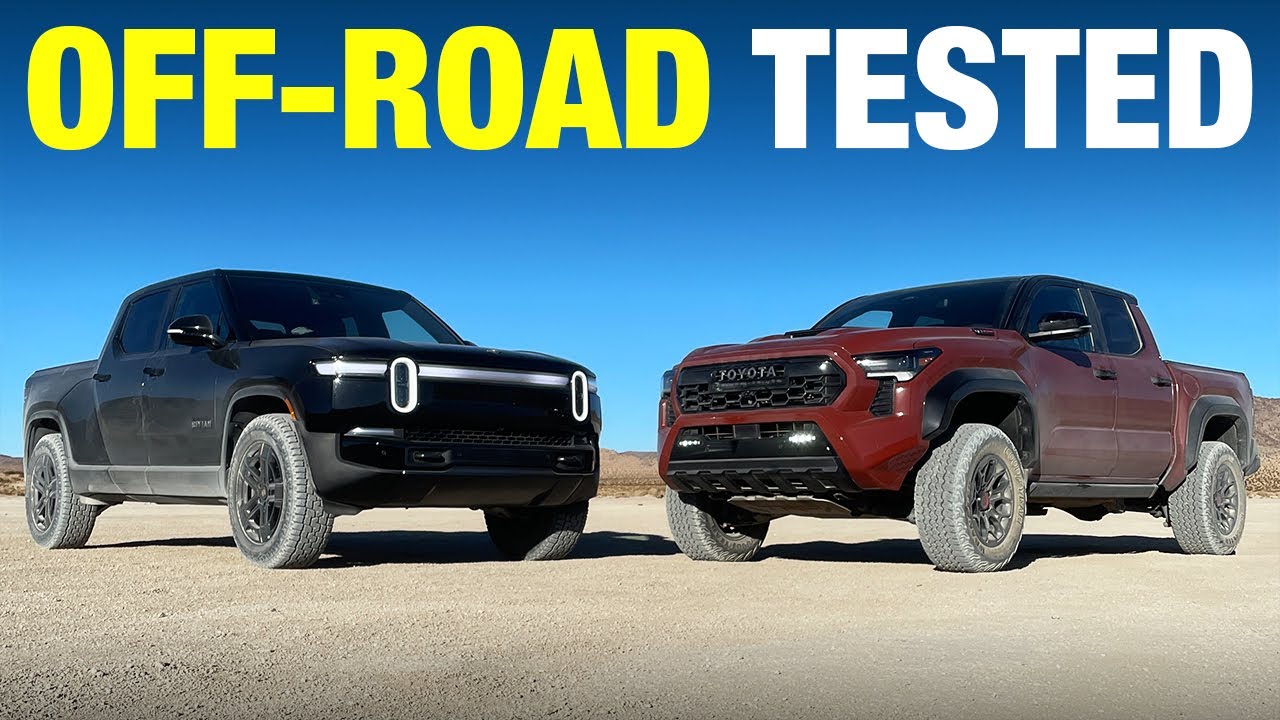 Rivian R1T Dual Motor vs Toyota Tacoma TRD Pro: Off-Road Tested