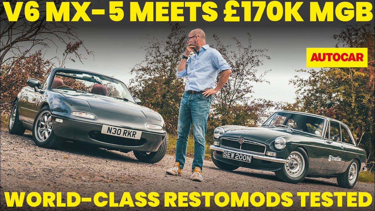 title：Rocketeer MX5 vs Frontline MGB: Resto-Mod Classic Showdown