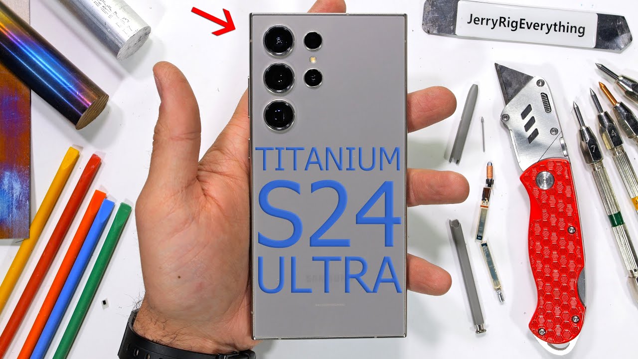 Samsung Galaxy S24 Ultra Titanium Durability Test Results