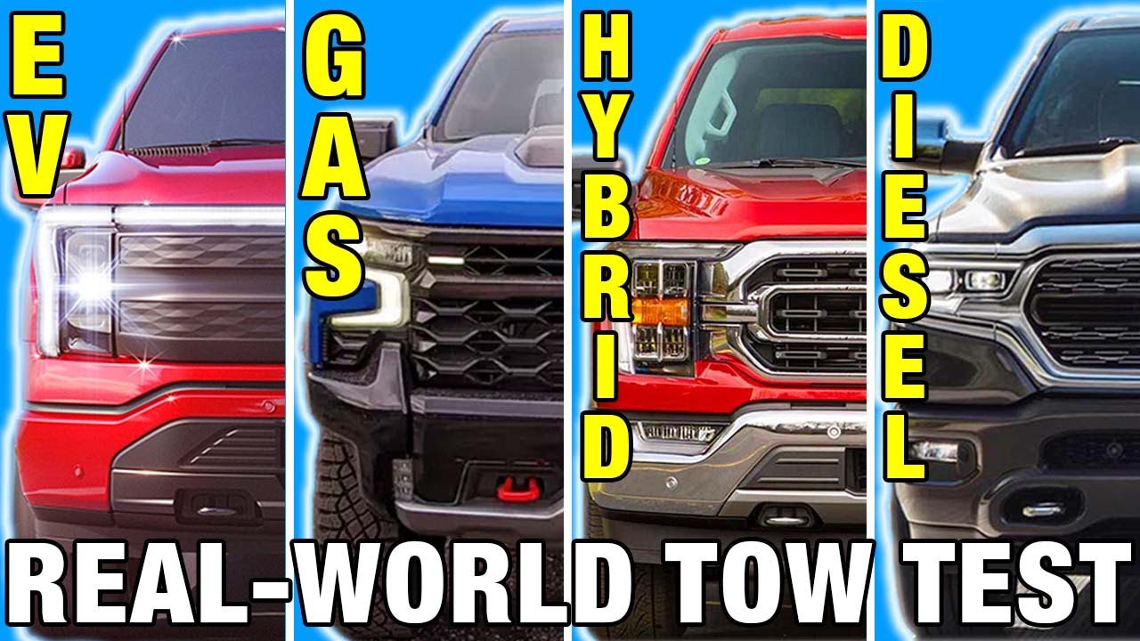 Truck Towing Comparison: Diesel vs Gas vs Hybrid vs Electric
