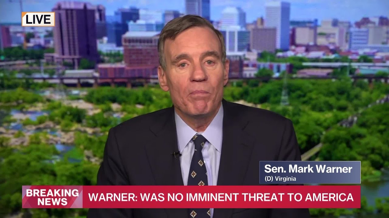 Senator Warner Questions Constitutionality of Iran Strikes