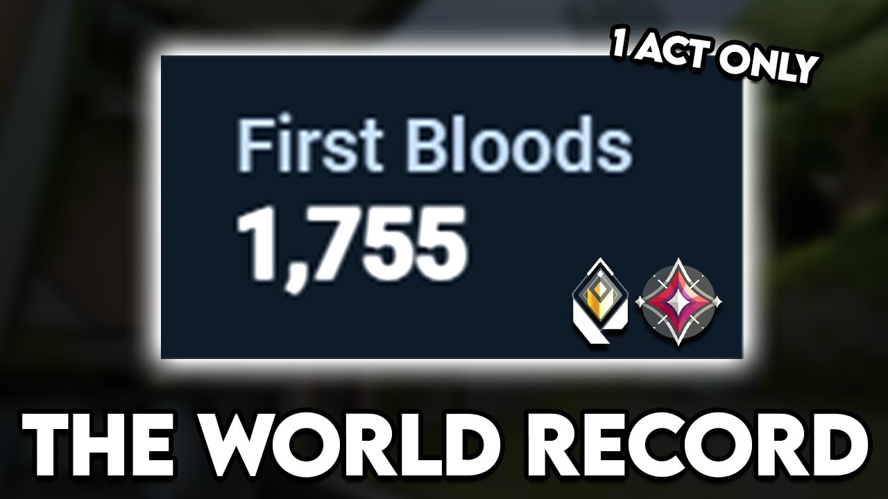 Valorant First Blood Record: Pro Tactics from 1,700 Kills