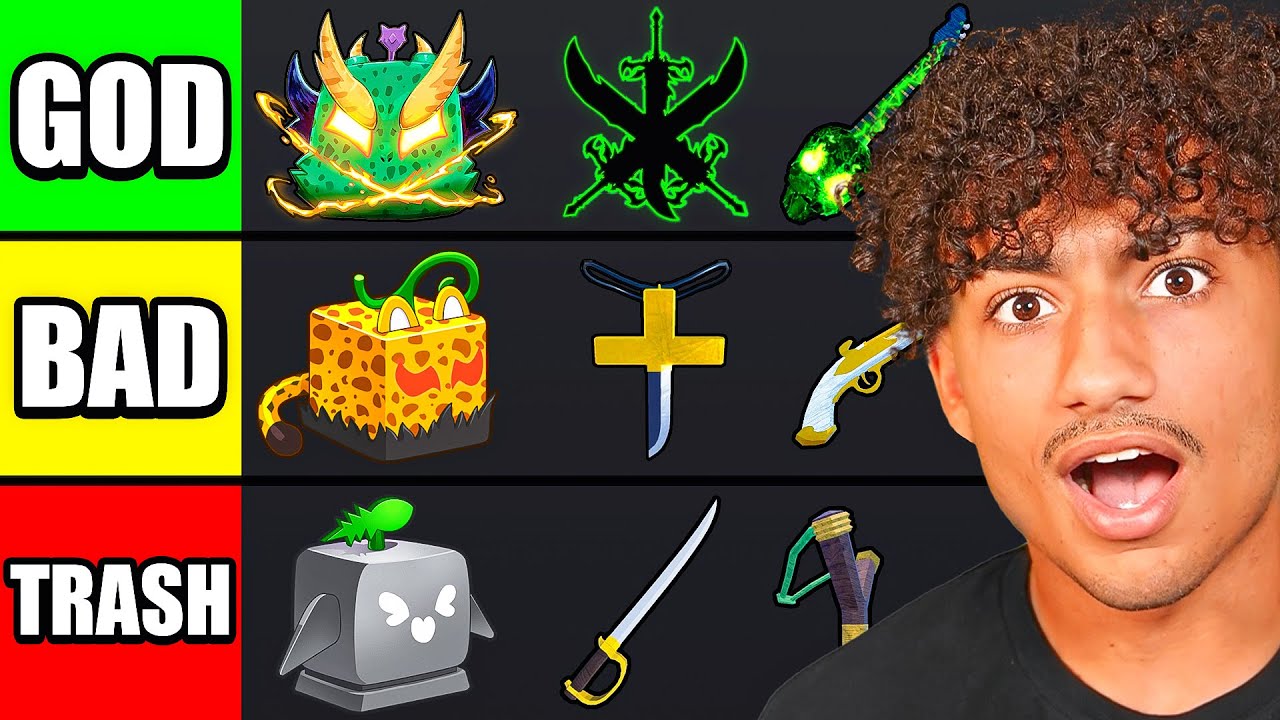Blox Fruits Tier List: Best Fruits, Swords & Fighting Styles (2024)