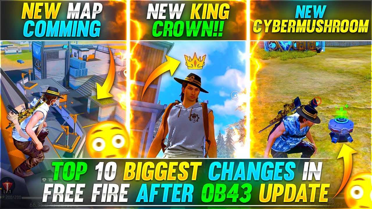 Free Fire OB43 Update: 10 Biggest New Features & Changes