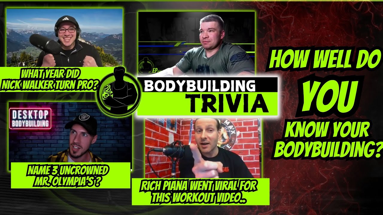 Bodybuilding Trivia Show Premiere: Ultimate Knowledge Test