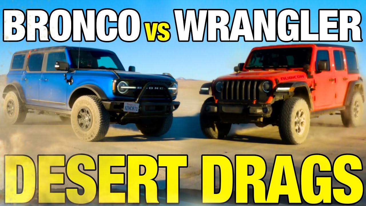 Bronco vs Wrangler Drag Race: High-Mileage Showdown