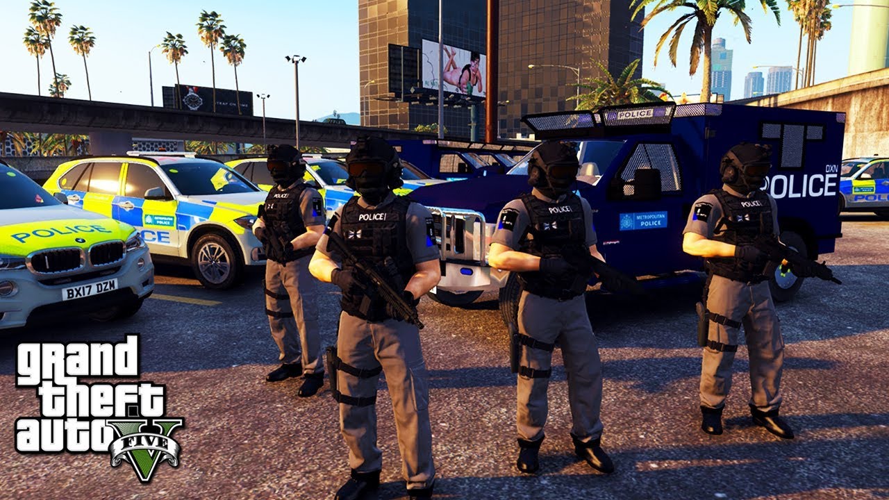 Met Police Counter-Terrorism Tactics in GTA 5 LSPDFR