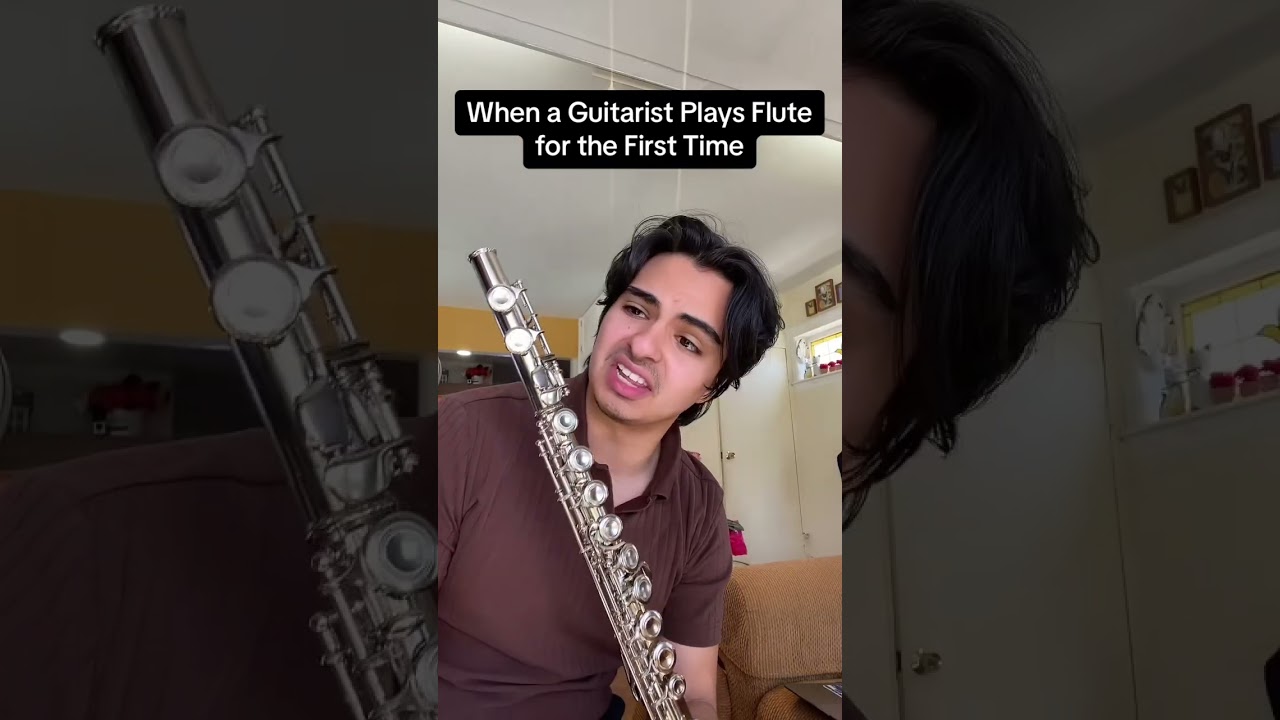 Surviving a Circular Fret Flute: Guitarist's Chaotic First Encounter