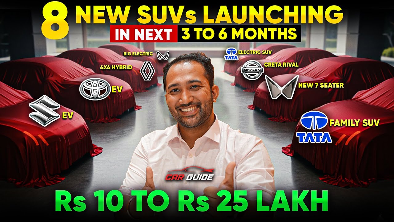 Top 8 Upcoming Mid-Size SUVs in India (2024 Launch Guide)