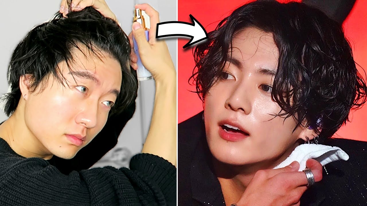 Jungkook Wet Hair Tutorial: How to Achieve the Look on Straight Hair