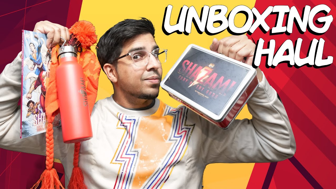 Shazam Fury of the Gods Exclusive Merch Unboxing Reveal