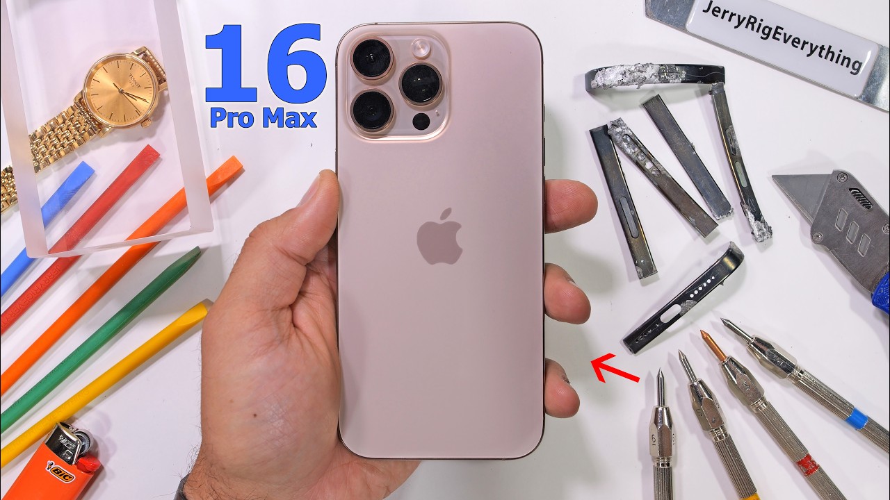 iPhone 16 Pro Max Durability Test: Titanium & Sapphire Reviewed