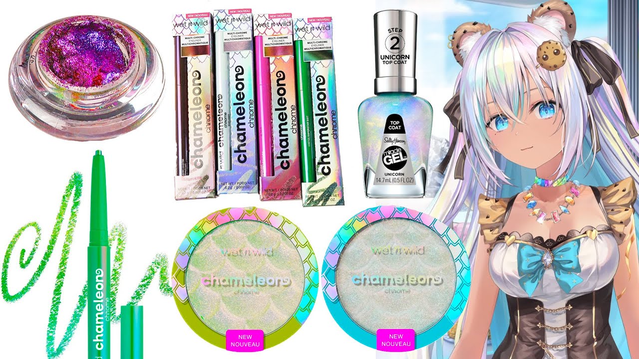 Wet n Wild Chameleon Chrome Review: Holographic Makeup Comeback