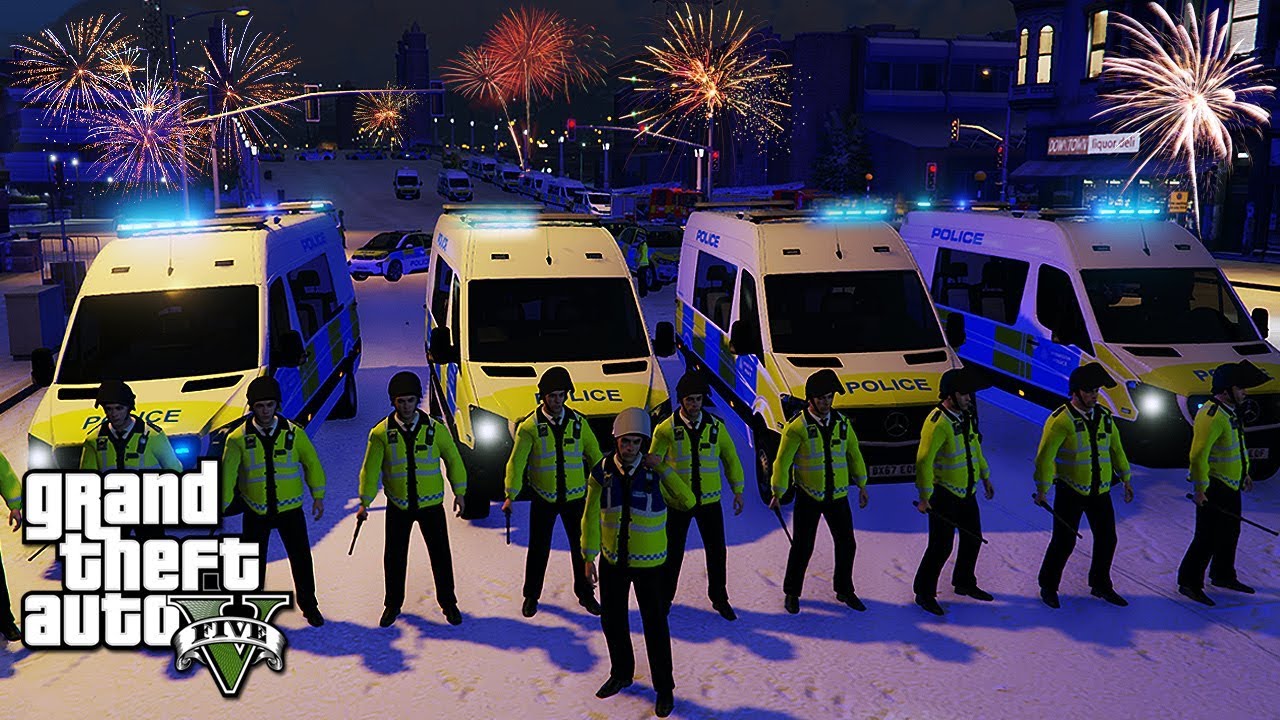 Mastering Riot Control Tactics in LSPDFR: New Year's Eve Chaos