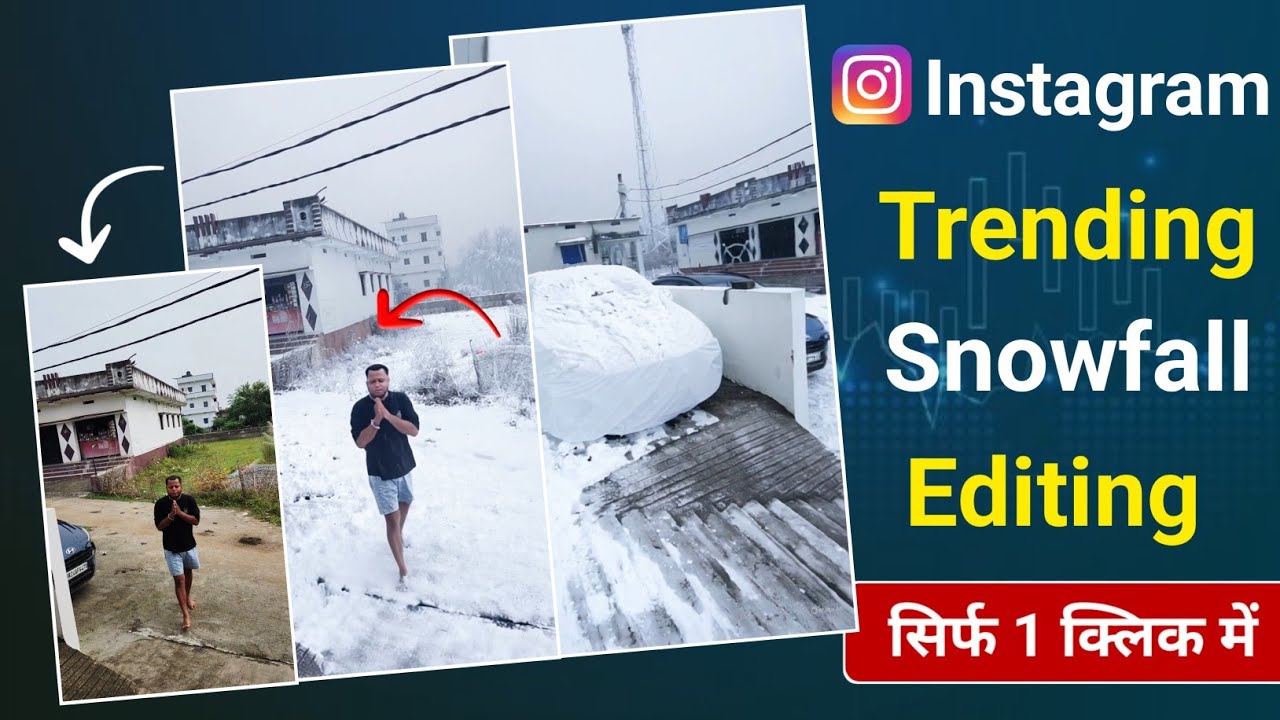 title：How to Make Fake Snowfall Videos for Instagram in 1 Minute