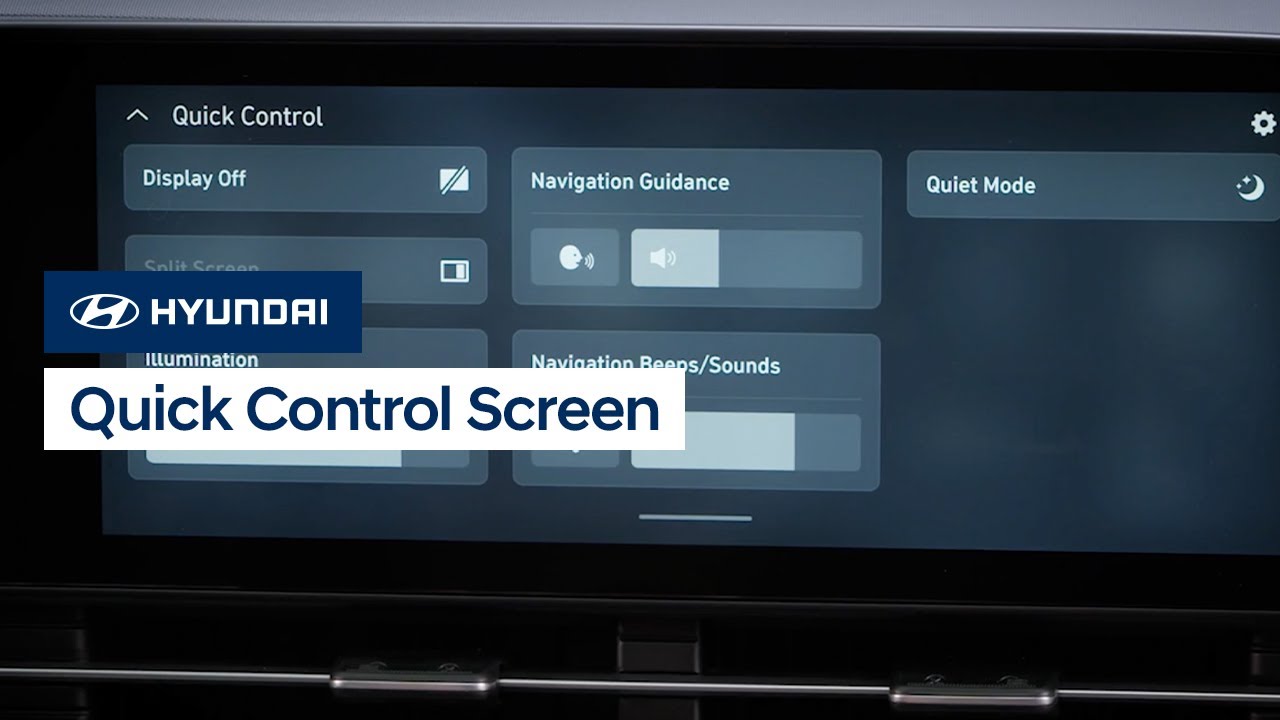 Master Your Hyundai's Quick Control Screen in 5 Minutes