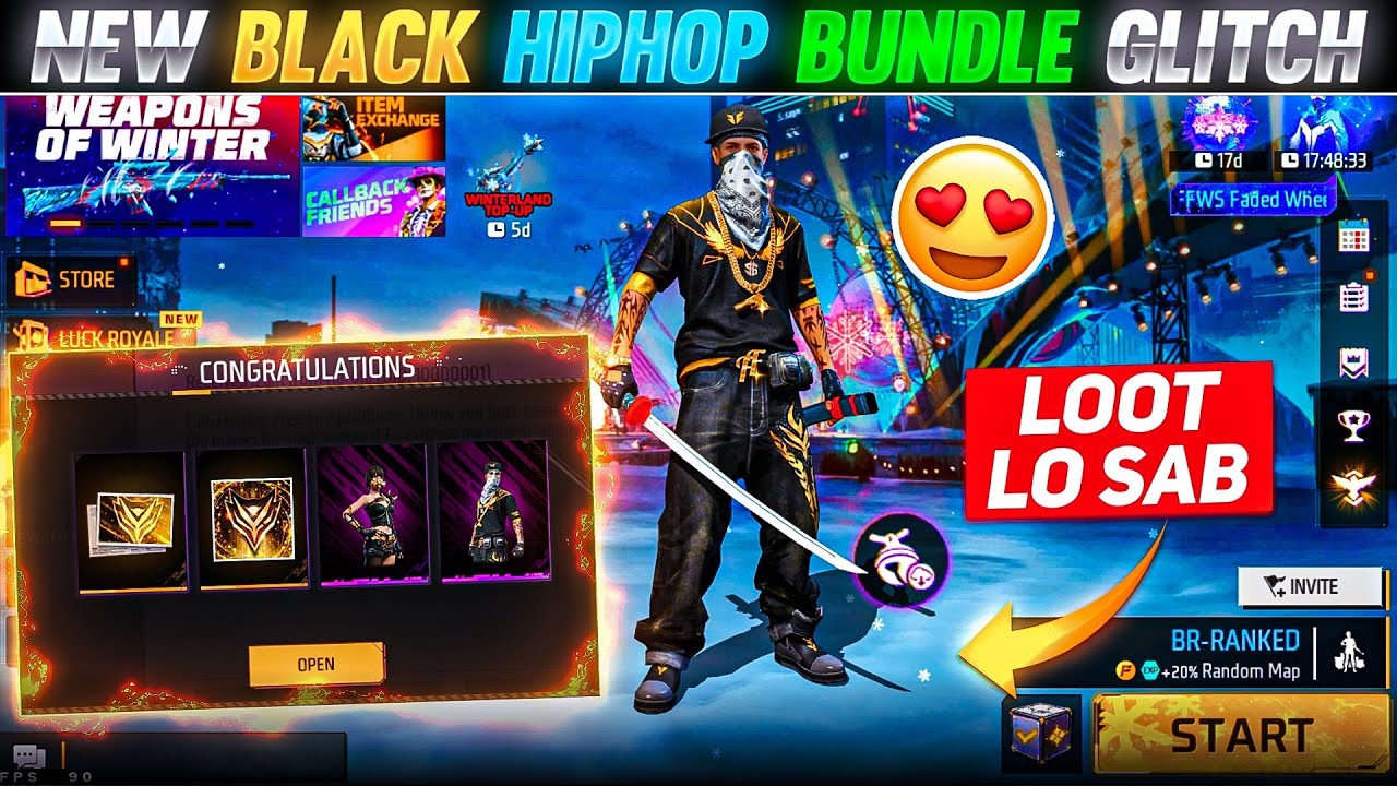 Free Fire Black Hip Hop Glitch: Legit Reward or Error?