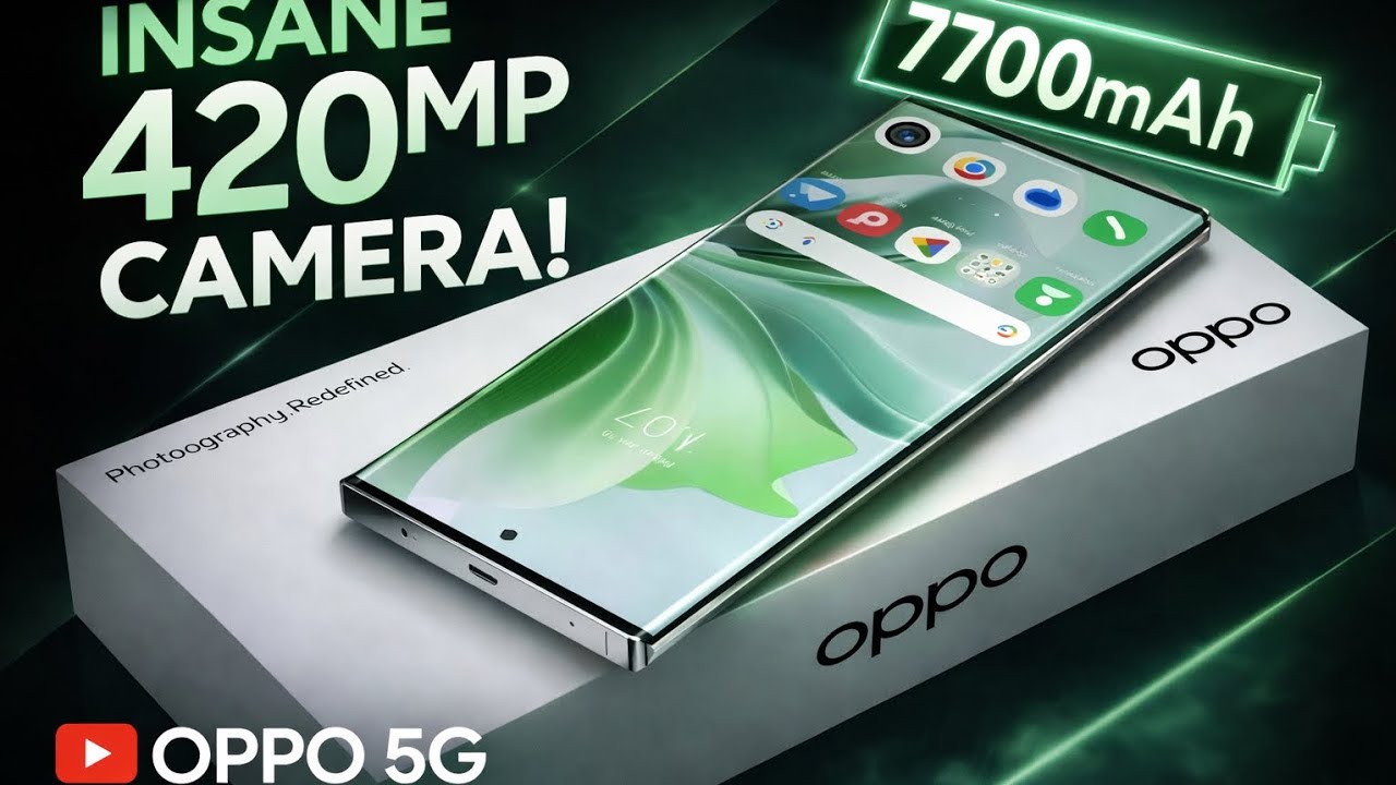 OPPO's 420MP Camera & 7700mAh Battery Redefines Smartphones (2026)