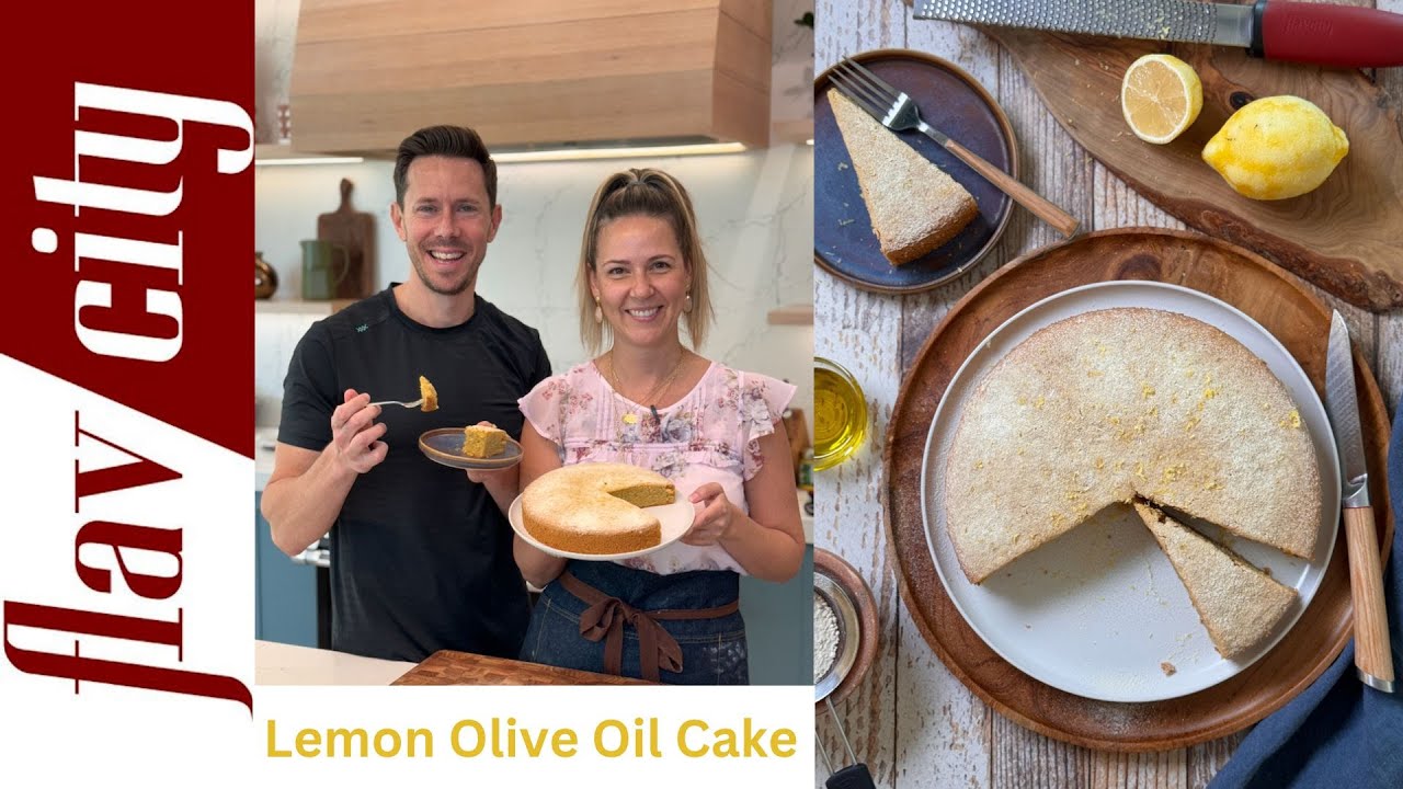 Authentic Tuscan Lemon Olive Oil Cake Recipe (Gluten-Free)
