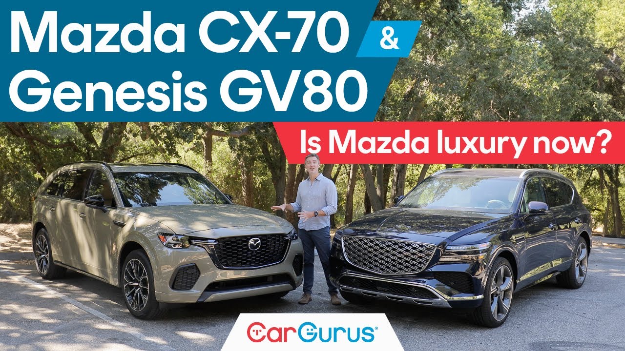 Mazda CX-70 vs Genesis GV80: Luxury SUV Value Showdown