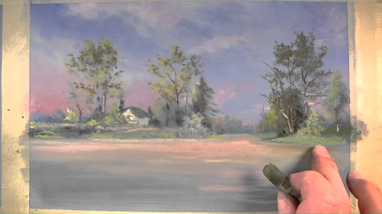 Combine Pan & Traditional Pastels: Landscape Tutorial