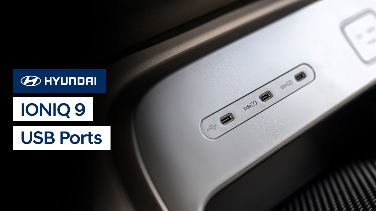 Hyundai Ioniq 9 USB Ports Guide: Locations & Functions
